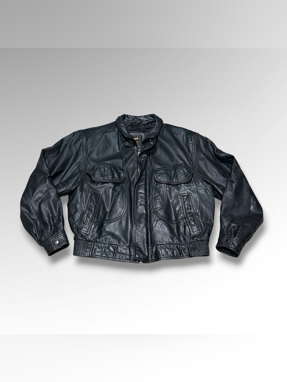 Vintage Reed Leather Bomber Jacket